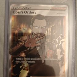Pokemon Boss's Orders Full Art Card