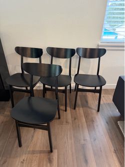 West Elm Dining Chairs x4