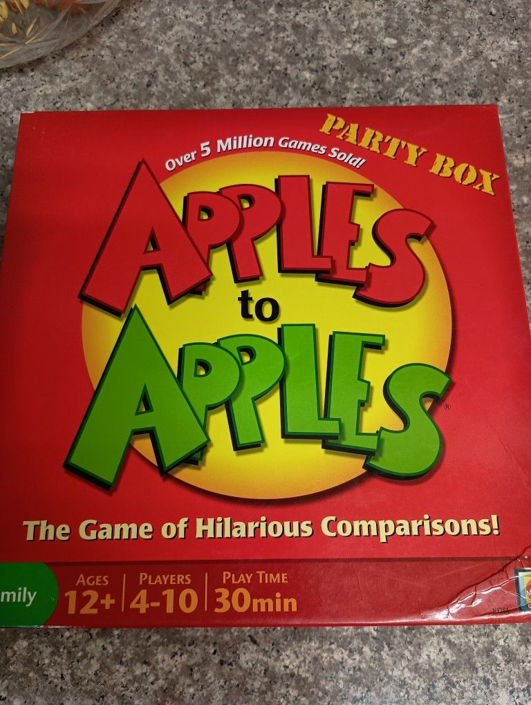 Apples To Apples Party Box Card Game.