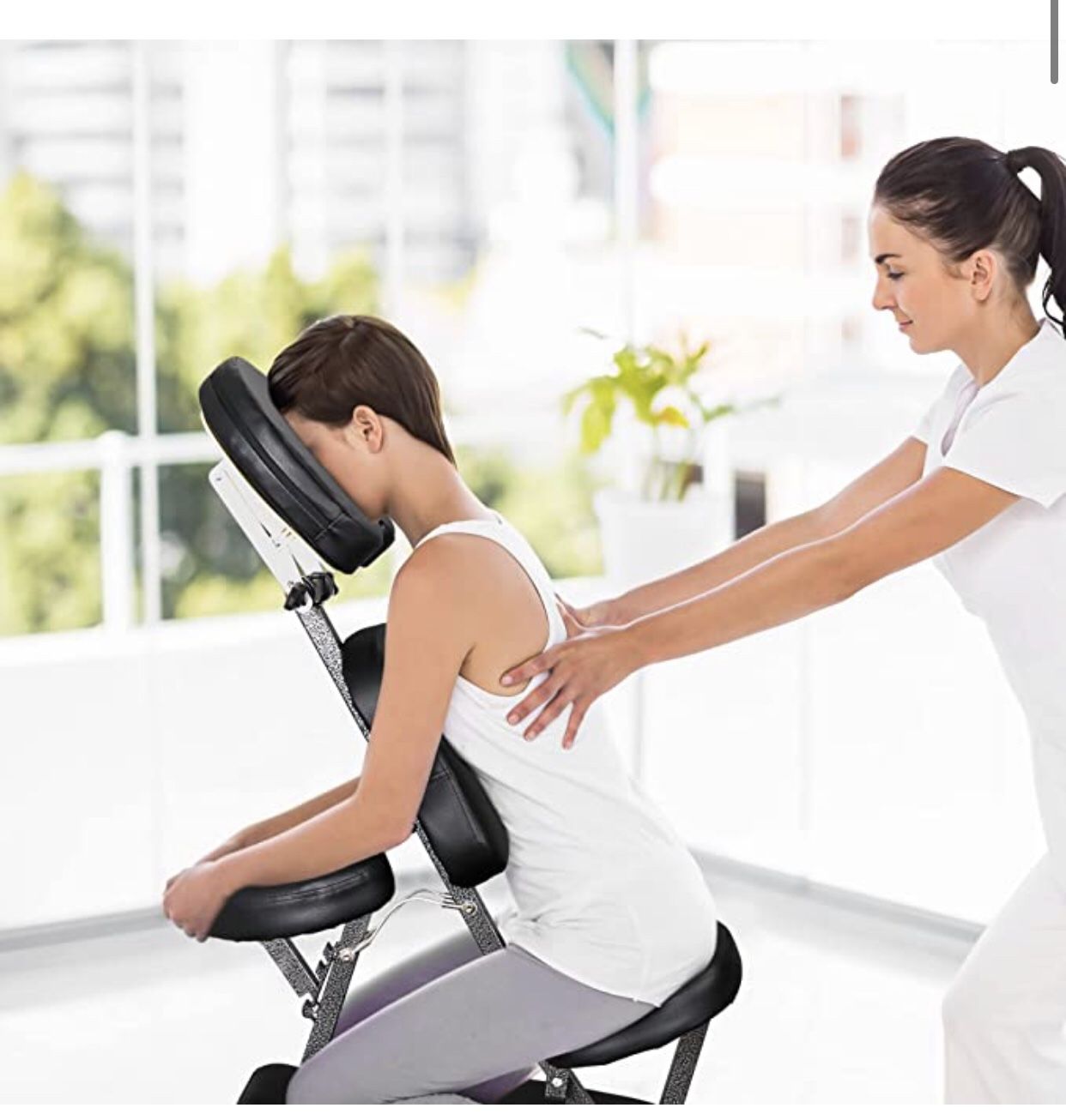 Spa Lightweight Massage Chair Portable Massage Chair Leather