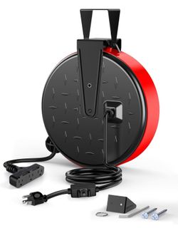 30 Ft Retractable Extension Cord Reel