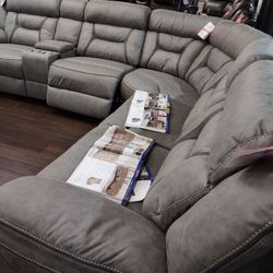 New Sectional Sofa With Three Power Recliners