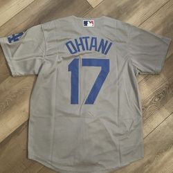 Dodgers Ohtani Grey Men Jersey Brand New With Tags 