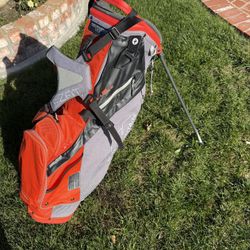 🟠⚪️Clean Sun Mountain 14-Way Stand Bag 🇺🇸