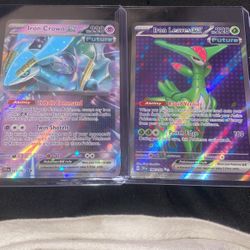 Iron Crown EX , Iron Leaves EX Pokemon TCG 