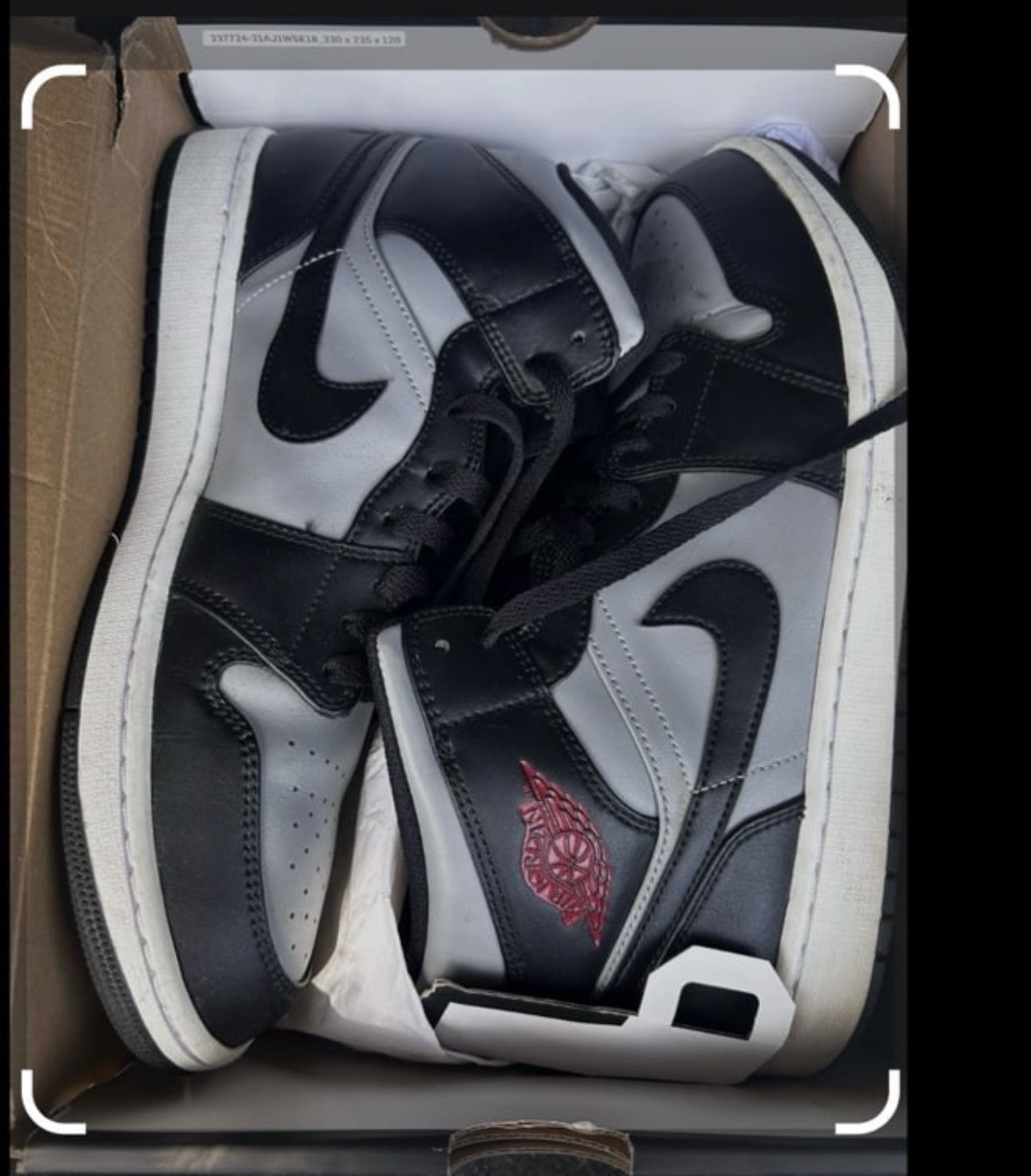 Jordan One Shadow Size 12 Men