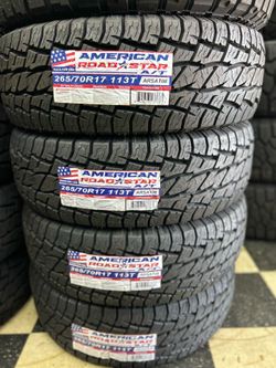 265-70R17 a/t American tire $499