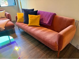 Velvet sofa (OBO)