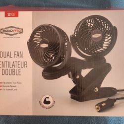 DUAL FAN VENTILATEUR DOUBLE FOR VEHICLE 