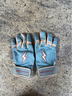 Bruce Bolt Batting Gloves - Ian Happ Signature Series - Baby Blue