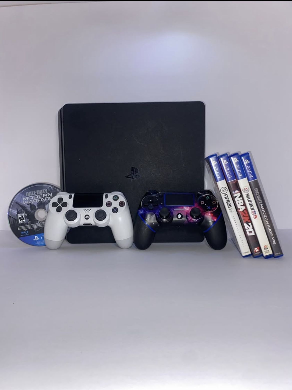 PS4 Slim 1TB + 2 Controllers - Perfect Condition