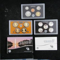 2014 U.S. Silver Proof Set -- 7 TOTAL SILVER PROOF COINS!
