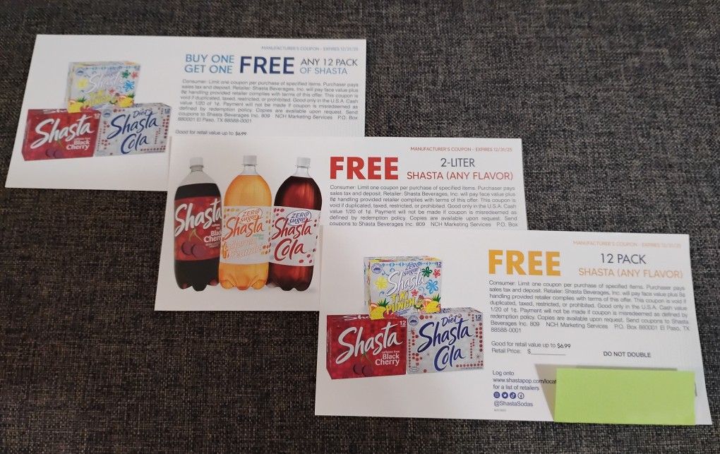 Shasta Coupons