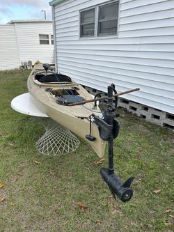 Heritage Kayak with custom Minn Nolta Trolling Motor