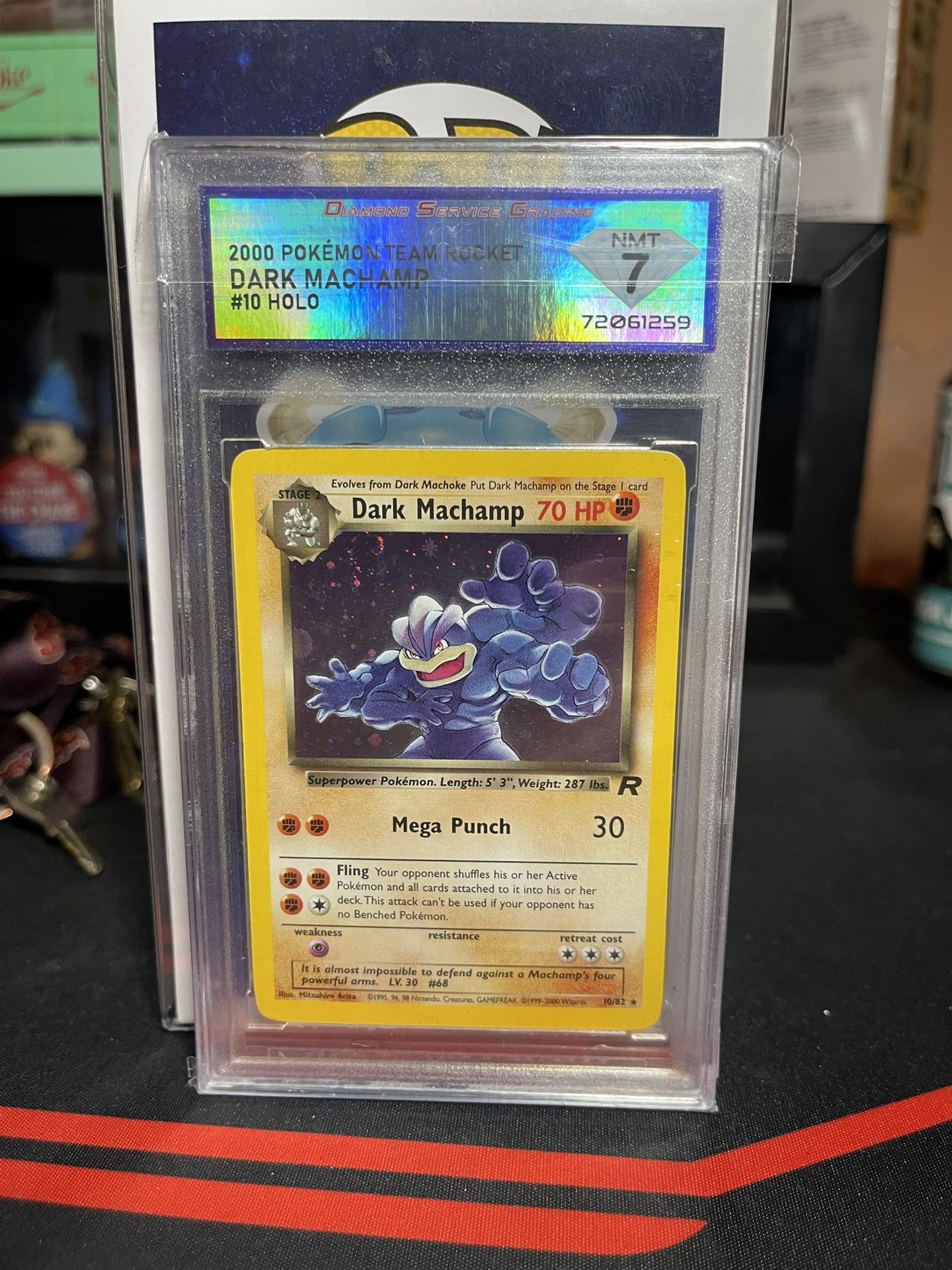 2000 Pokémon Team Rocket Dark Machamp Holo