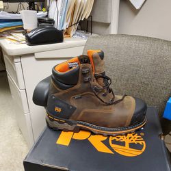 TIMBERLAND PRO COMPOSITE TOED WORK BOOTS AND SOLE INSOLES