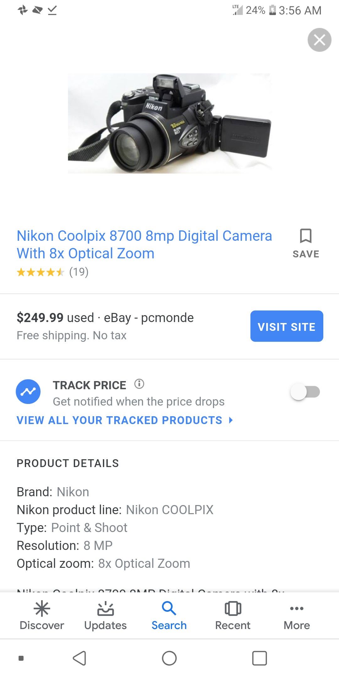 Nikon E8700 digital camera works very good over $1500.00 in value for everything shown.