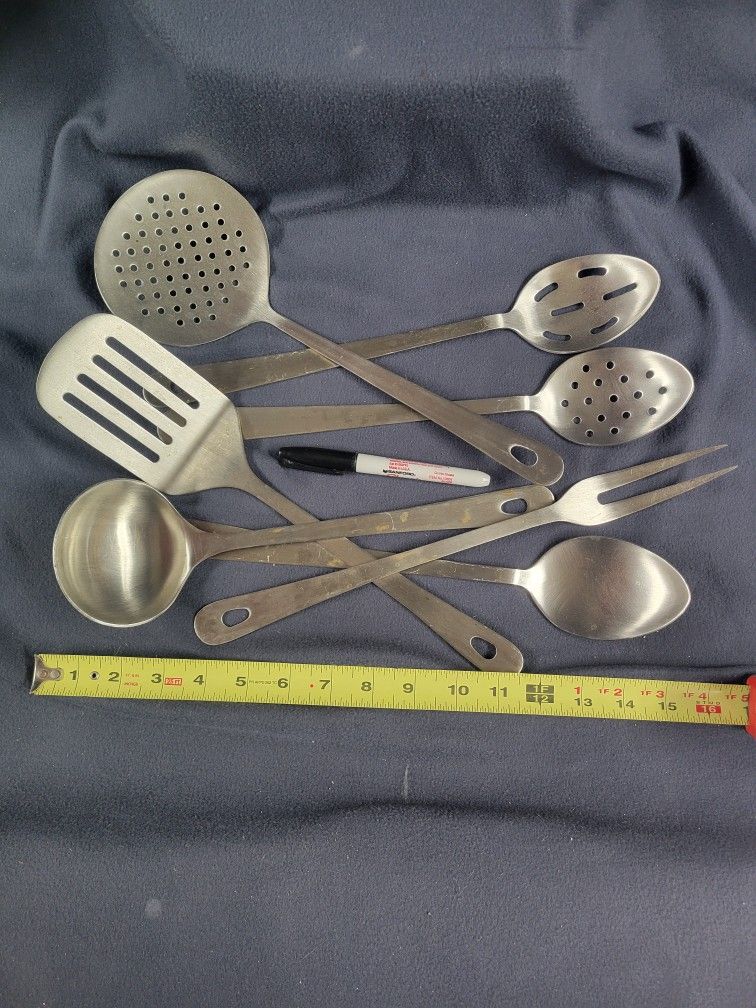 (7)Piece Kitchen Utensil Set, Stainless