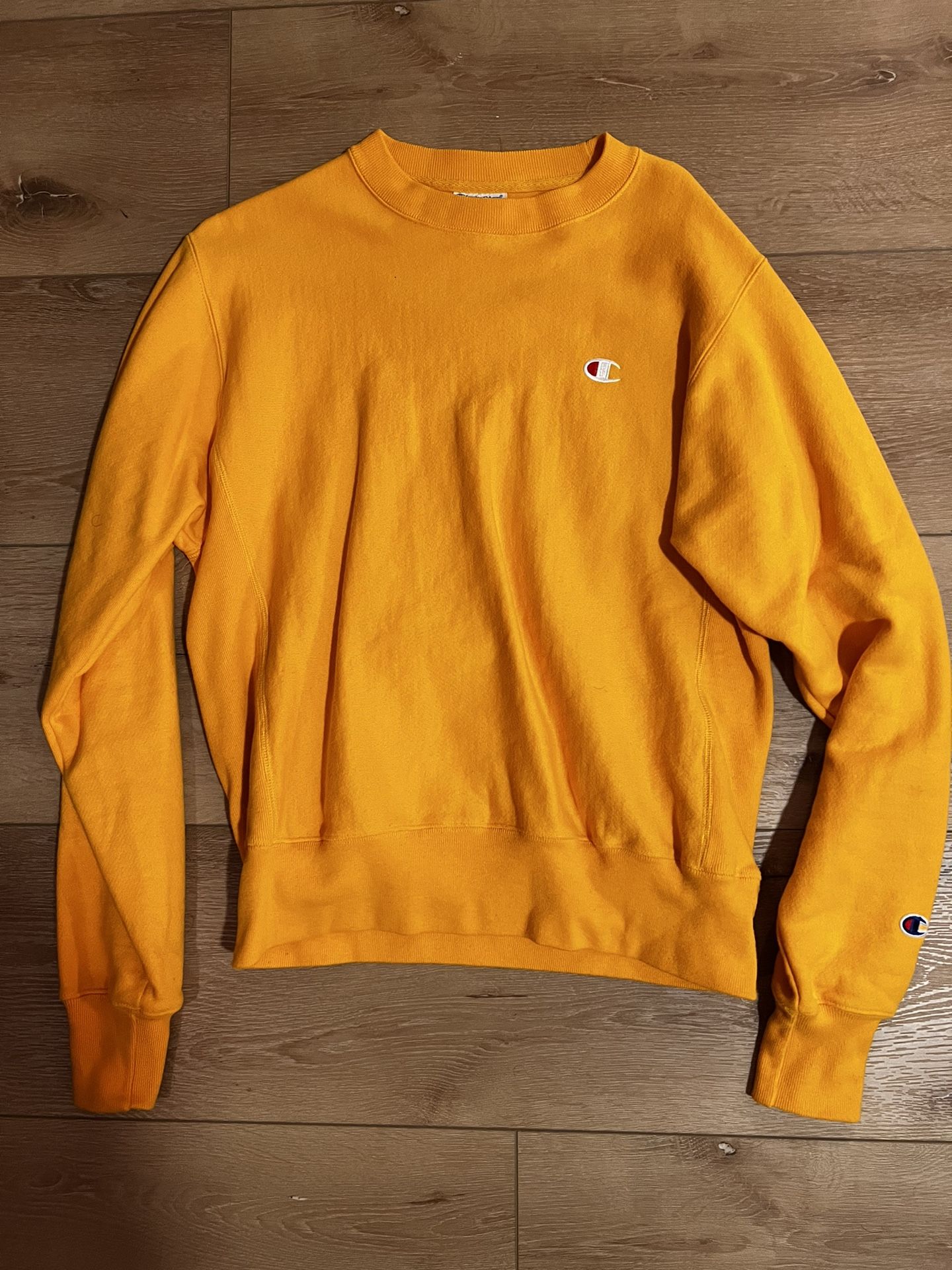 Champion Yellow/Orange Crewneck
