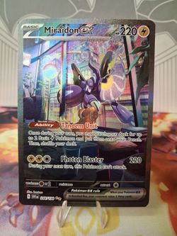 Miraidon ex #244 Special Illustration Rare S&V Base Set Near  Mint