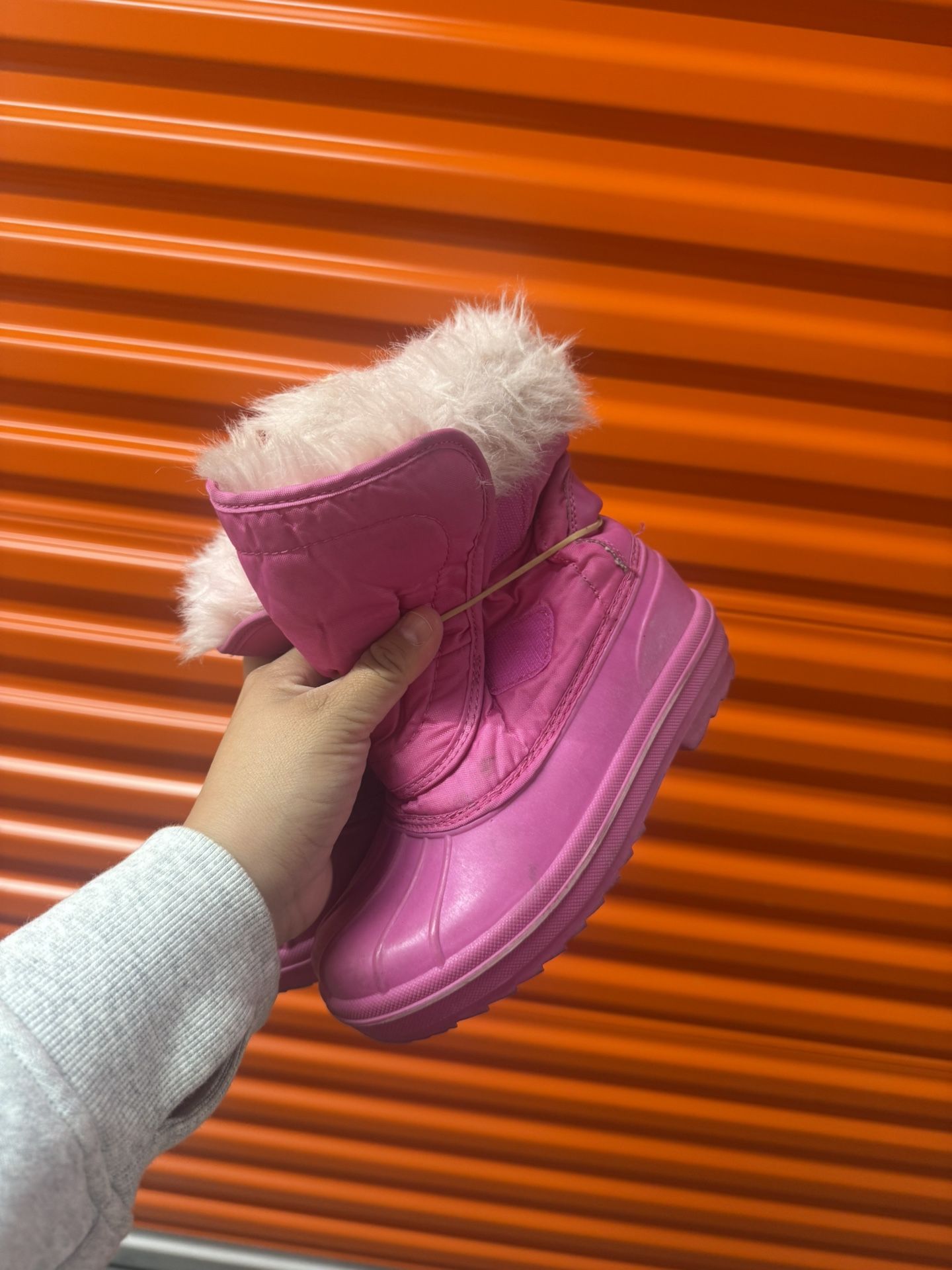 Pink Snow Boots 