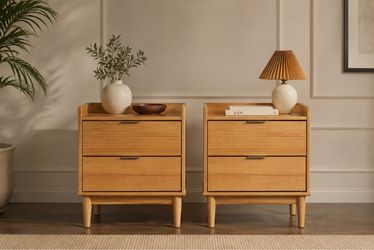 Modern Nightstand Pair | Brand New