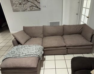 Tromiry 97” cloud couch modular sectional
