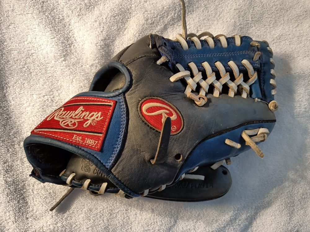 Rawlings Gamer XAlE GXLE5GRW Pro Designed 11 3/4" Deer Tanned Cowhide Gray/Blue Glove