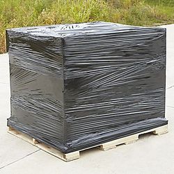 Uline Handwrap - Cast, 80 gauge, 18" x 1,500', Black Opaque