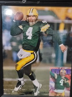 Brett Favre Photo With Card