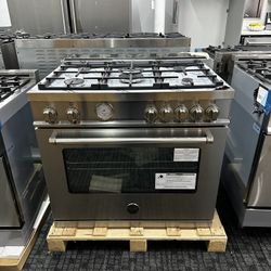 ✨ BRAND NEW 36” BERTAZZONI ITALIAN STYLE ALL GAS RANGE  ✨ DELIVERY ✨ WARRANTY✨