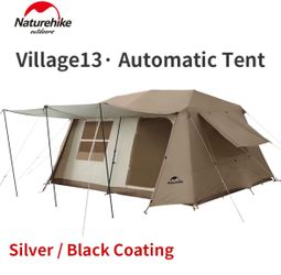 Naturehike Village 13㎡ Automatic Tent Ridge Quick Open Outdoor Camping One-touch Tent Rainproof Family Travel Large Sunscreen