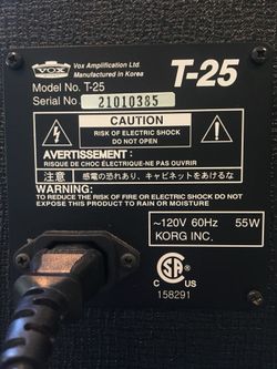 Vox T-25 bass combo amp for Sale in Salem, NH - OfferUp