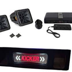 CHEVROLET SILVERADO OR GMC SIERRA 2019-2025 Full Bass Package And Voice Package Kicker Audio Installed