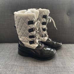 WINTER SNOW BOOT SPORTO Waterproof QUILTED FUAX FUR LINED Boots 