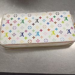 Louis Vuitton Rainbow White Wallet