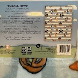 Bluey Holloween Blanket