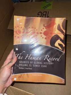 the human record sources of global history volume II text book