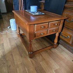 Wooden End Table