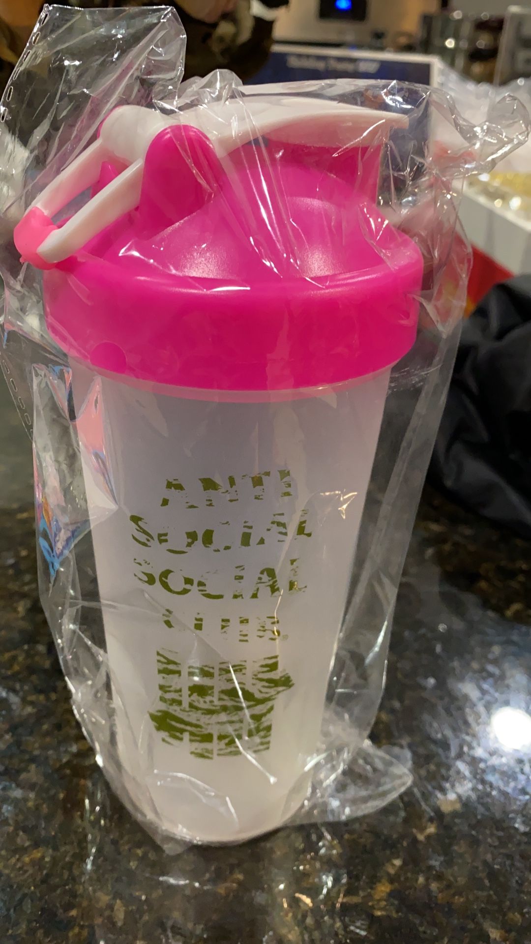 Anti social social club x undefeated corey shaker bottle