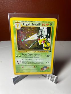 Koga's Beedrill 9/132 Gym Challenge - Holo Pokemon Card