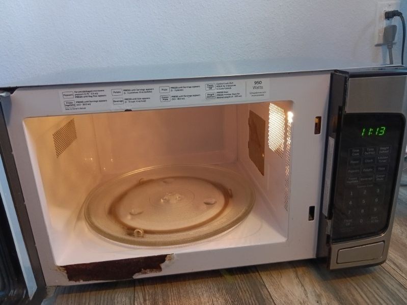 Black And Gray Microwave