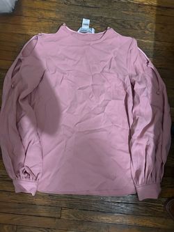 Oscar de la renta Long-Sleeve Cutout Button Detail Blouse