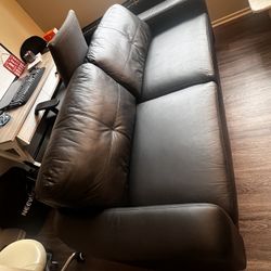 Synthetic Leather Couch