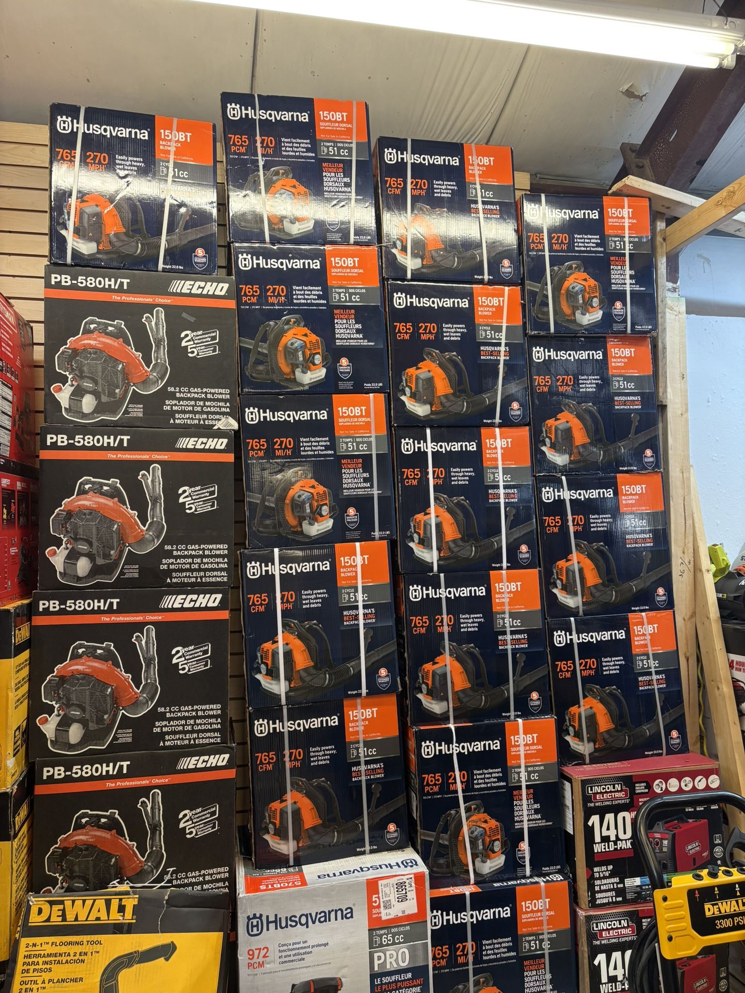 Big Sale On New Tools All Name Brand Dewalt Predator Honda Milwaukee Echo Ryobi And More