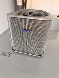 Carrier Central Air Conditioner Condenser and Air Handler split system