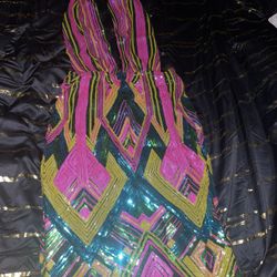 Sparkling Halter Top Dress