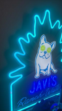 Led Javis Ranch Water Sign