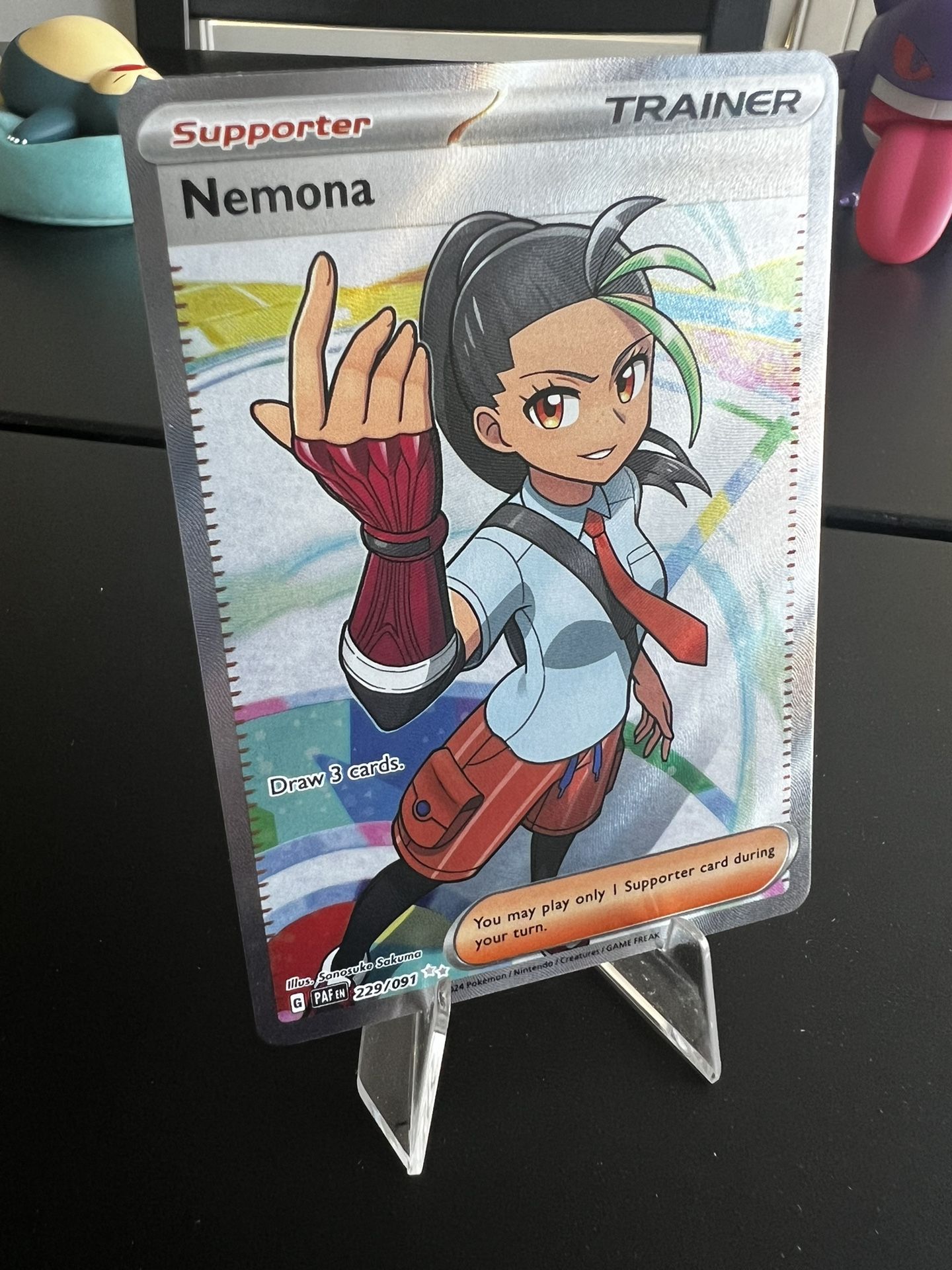 Nemona - 229/091 SV: Paldean Fates Pokémon TCG