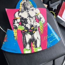 1991 WWF Wrestling Titan Sports Kids Birthday Party Hat Cap Ultimate Warrior